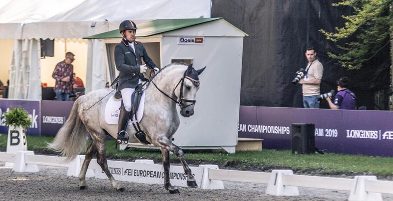 Iker Beitia, el más destacado de los españoles en el Europeo de doma adaptada