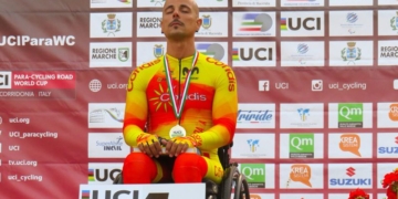 Sergio Garrote rueda hacia el oro en la Copa del Mundo