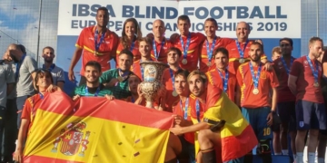 España conquista el Europeo de fútbol para ciegos en Roma