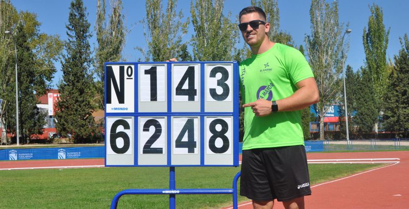 Héctor Cabrera bate el récord de Europa en lanzamiento de jabalina