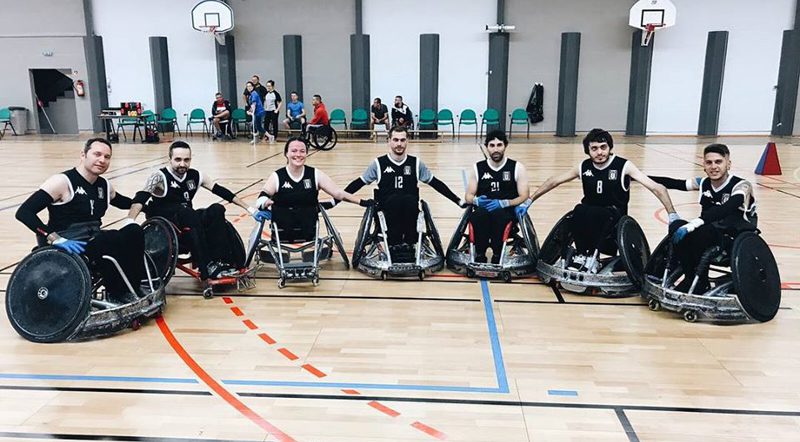 El BUC Black de Barcelona lidera la Liga de rugby en silla