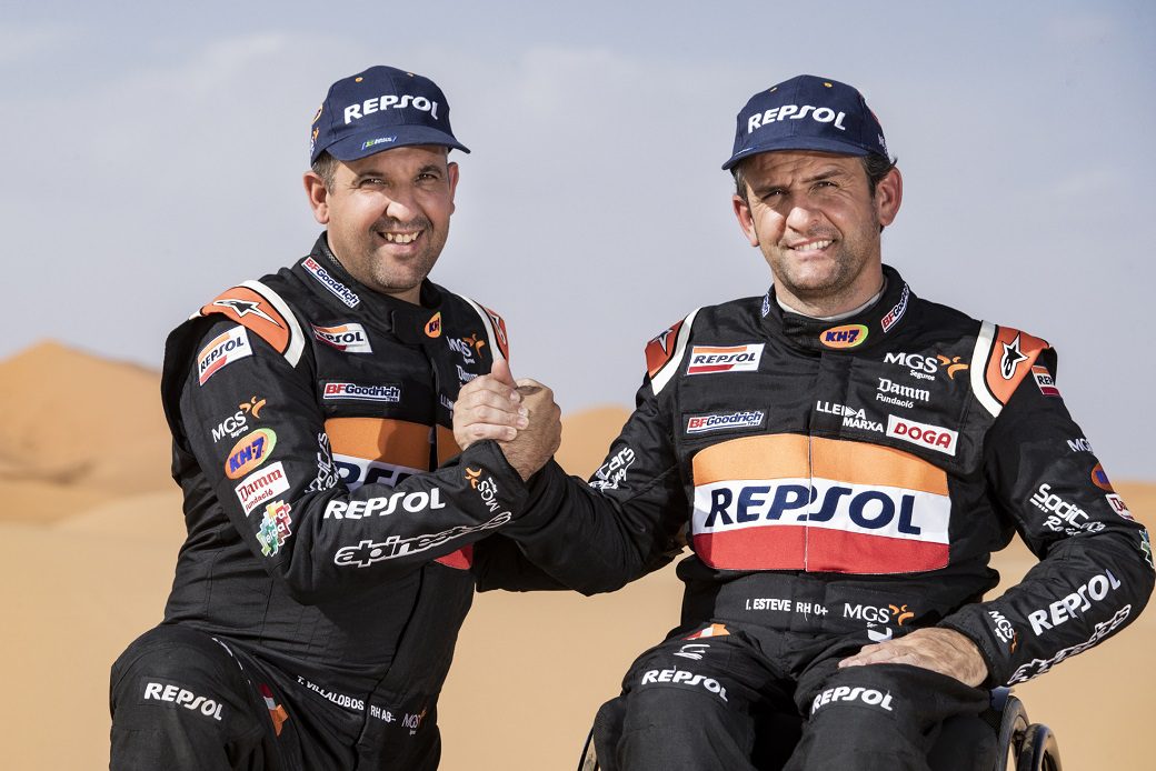 Isidre Esteve y Albert Llovera, listos para un nuevo Dakar