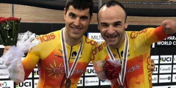 Bronces para Eduardo Santas y Ricardo Ten en el velódromo