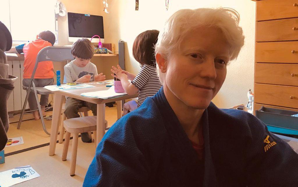 La cuarentena de Marta Arce, mamá durante todo el día y judoka de noche
