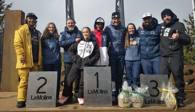 Doblete de oro para Astrid Fina en la nieve de La Molina