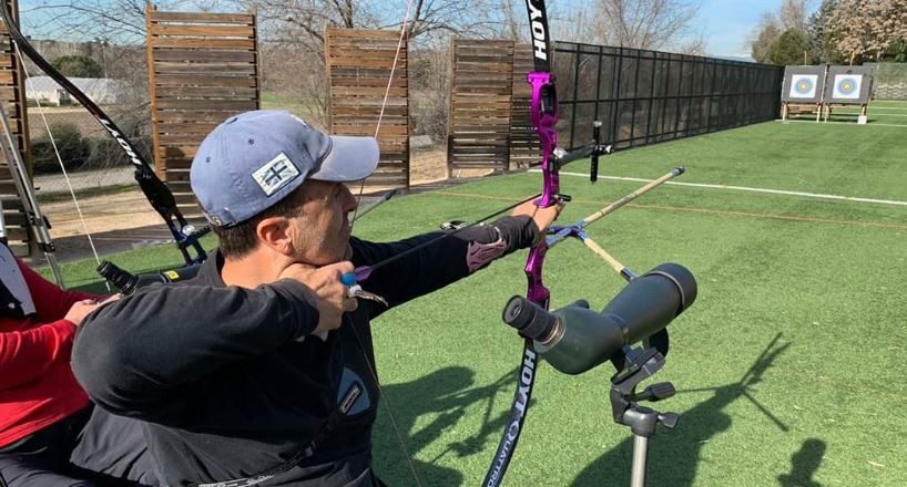 José Manuel Marín recupera la ‘libertad’ con el arco y las flechas