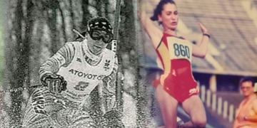 Magda Amo, reina de la nieve y del salto de longitud