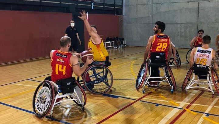 La selección española de baloncesto en silla vuelve a sonreír