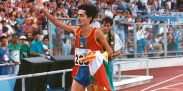 Javier Conde, un gigante del tartán y del asfalto