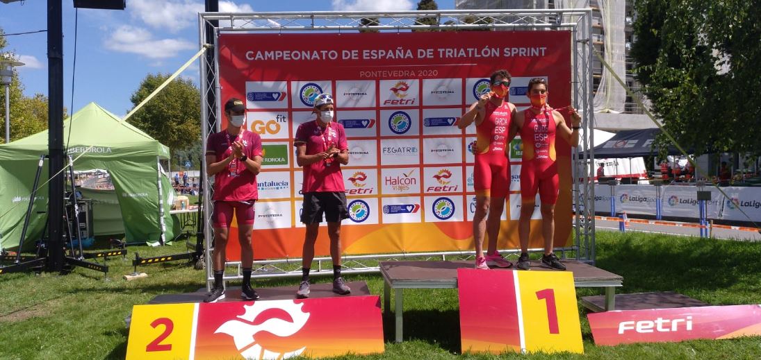 Buen nivel en el regreso del triatlón en la blindada Pontevedra