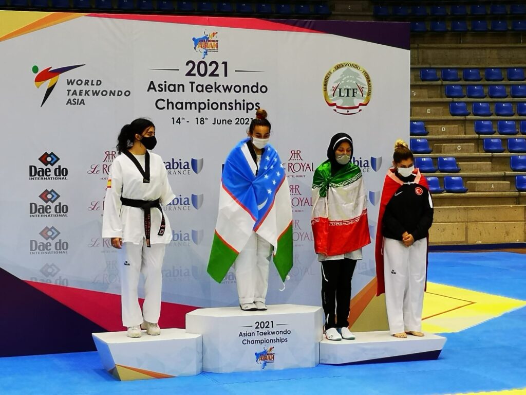 Dalia Santiago logra la plata en el Open de Beirut de taekwondo