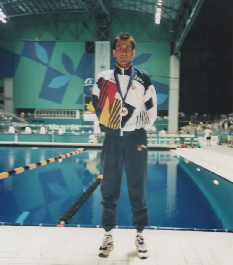 Jesús Iglesias, el coloso que alumbró la piscina Picornell