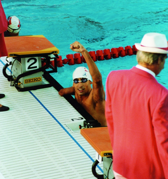 Jesús Iglesias, el coloso que alumbró la piscina Picornell