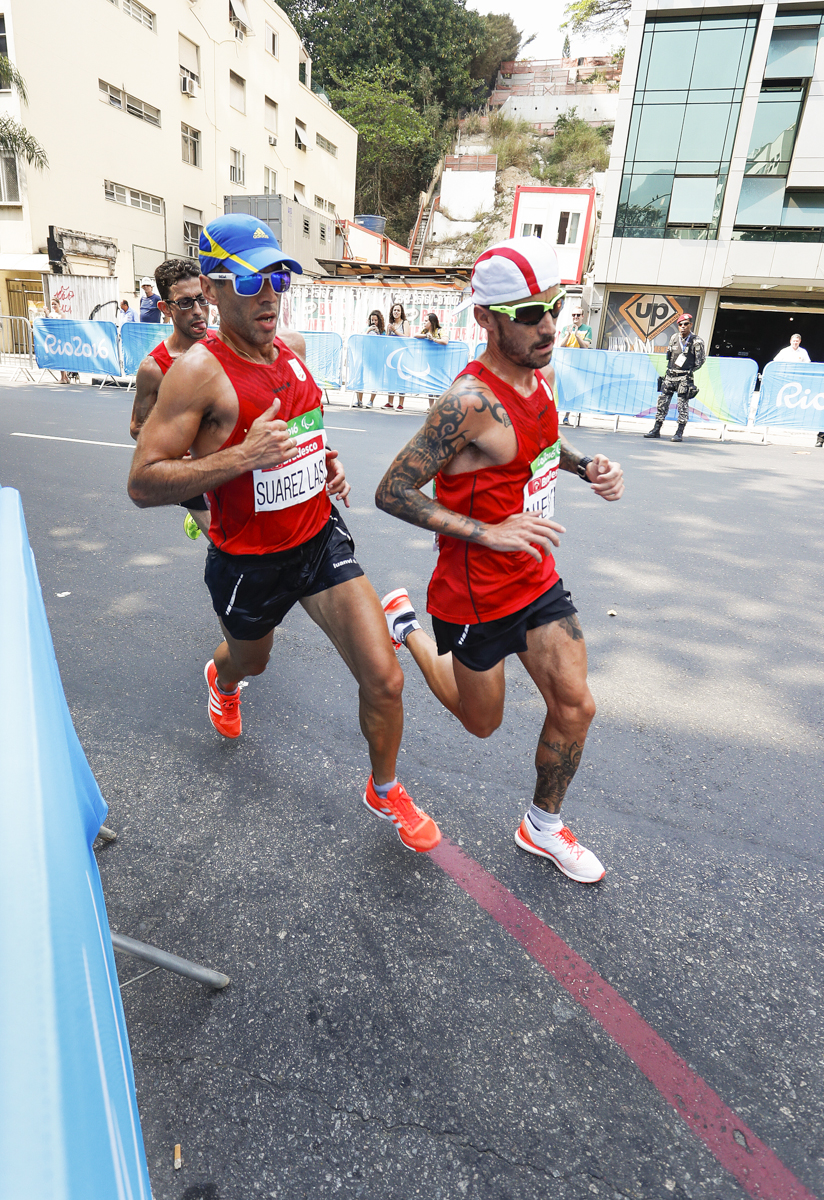 Alberto Suárez, un devorador de kilómetros a ciegas
