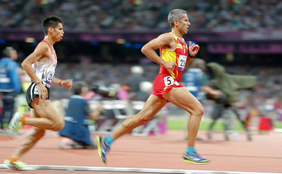 Alberto Suárez, un devorador de kilómetros a ciegas