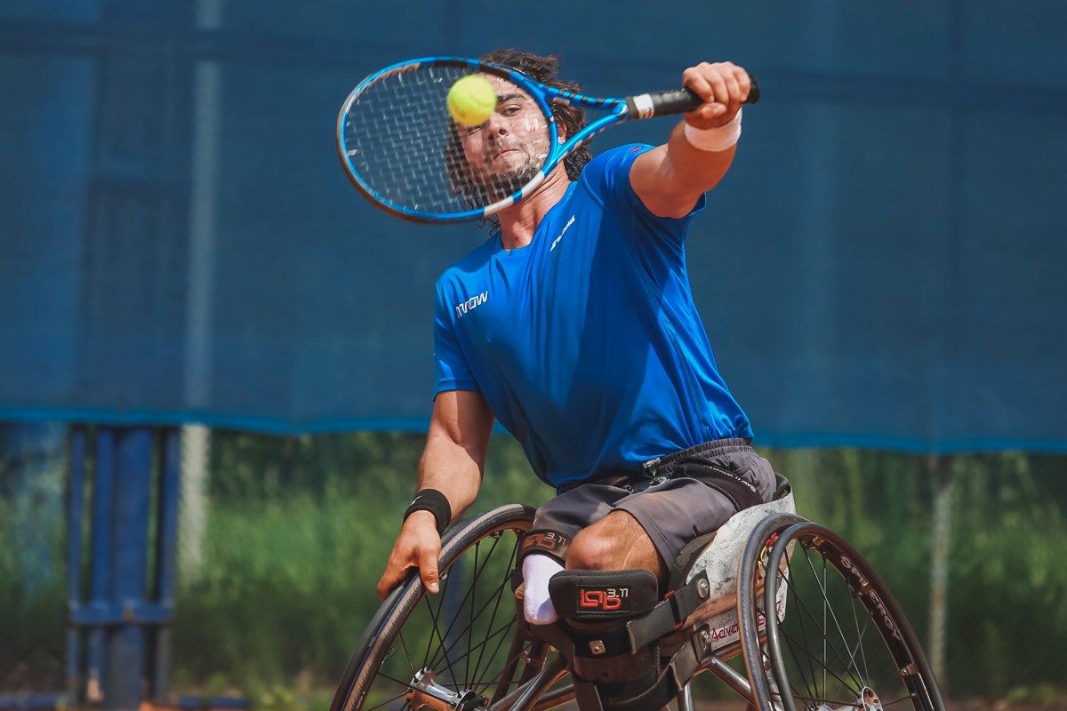 Dani Caverzaschi, un tenista de pura garra y corazón