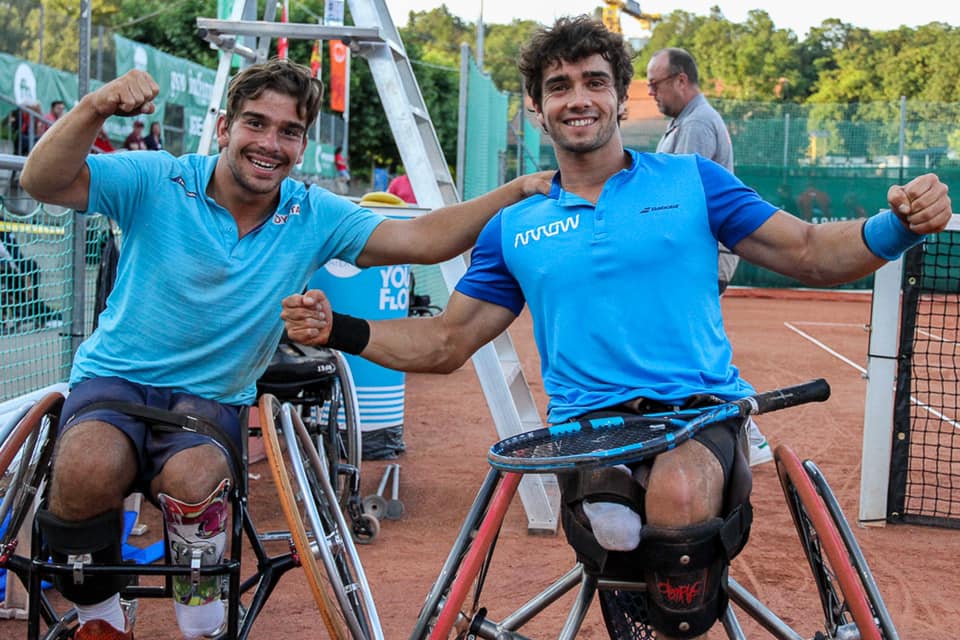 Dani Caverzaschi, un tenista de pura garra y corazón