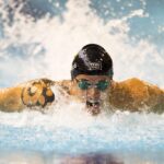 David Levecq, un veterano de rostro sereno en la piscina