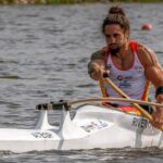 Higinio Rivero navega con paladas vigorosas hasta Tokio