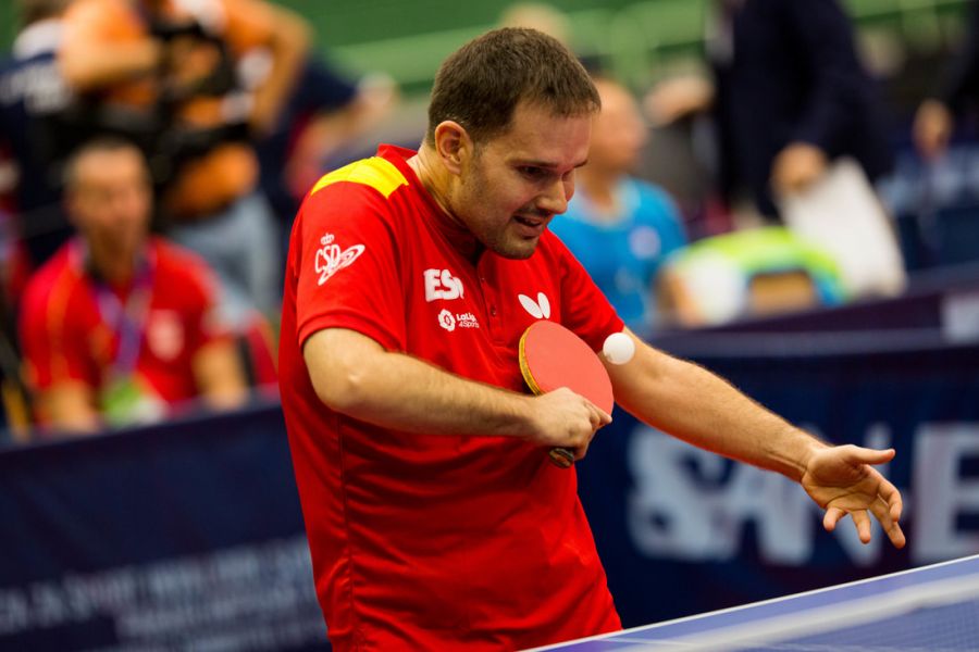Jordi Morales, un 'Benjamin Button' en el tenis de mesa