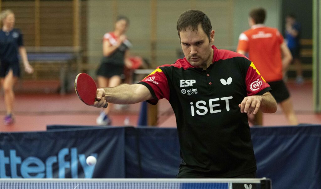 Jordi Morales, un ‘Benjamin Button’ en el tenis de mesa