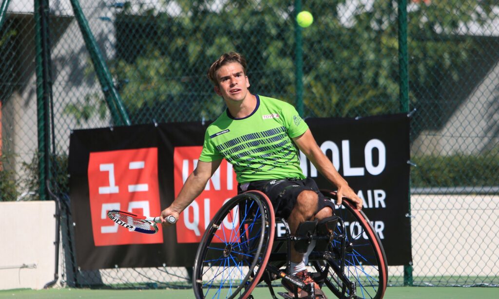 Martín de la Puente, la precoz y osada raqueta del tenis en silla