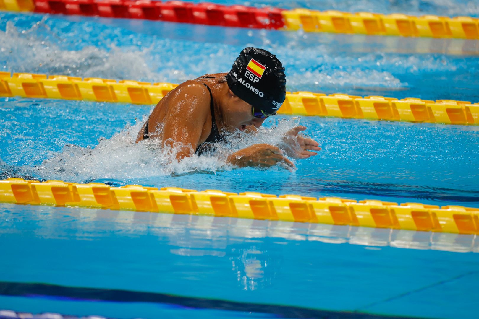 La 'Sirenita' Michelle Alonso alarga su tiranía en los 100 braza SB14