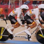 Los tándems españoles, lejos del podio en persecución