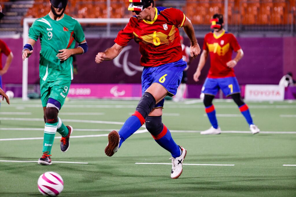 ‘La Roja’ de fútbol para ciegos dice adiós a las medallas en Tokio