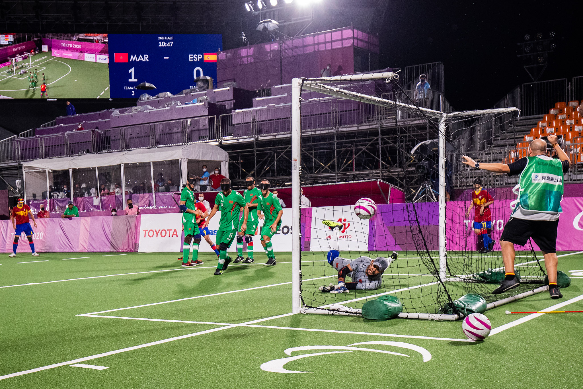 ‘La Roja’ de fútbol para ciegos dice adiós a las medallas en Tokio