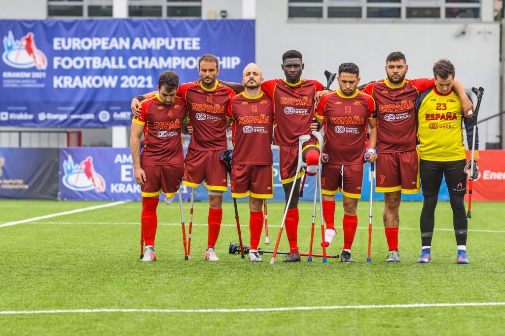 ‘La Roja’ de fútbol para amputados, subcampeona de Europa