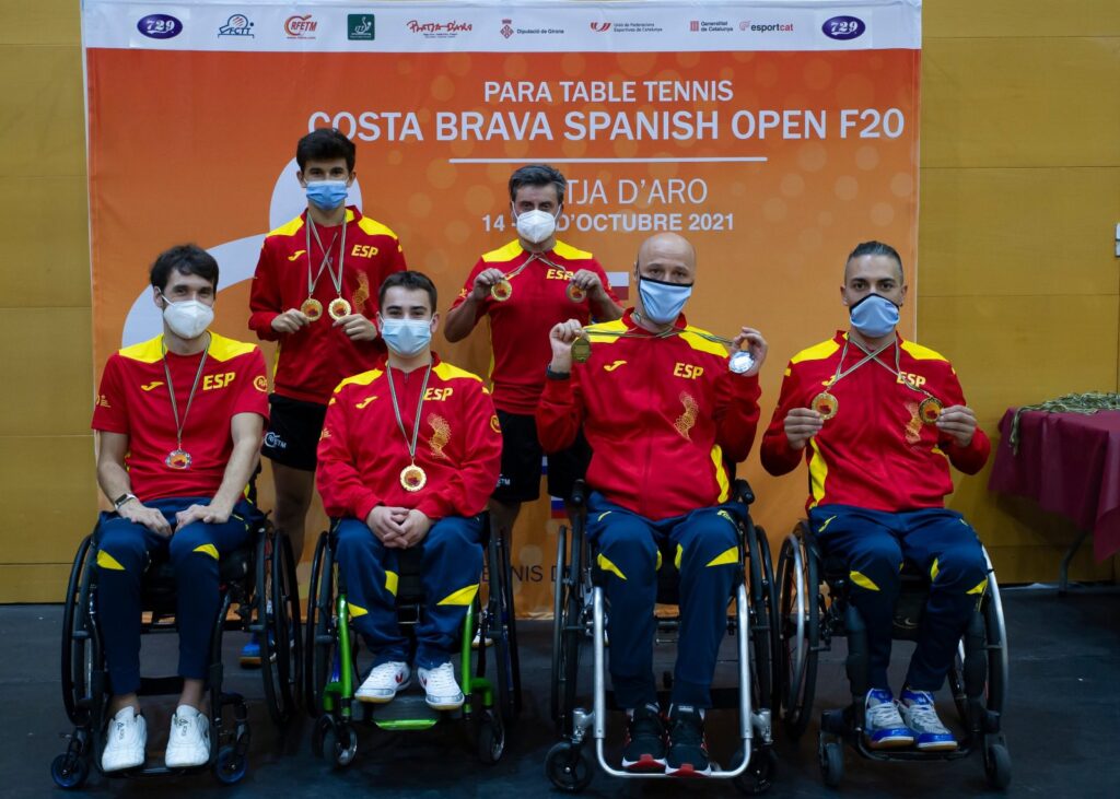 El tenis de mesa español cosecha 13 medallas en Platja d’Aro