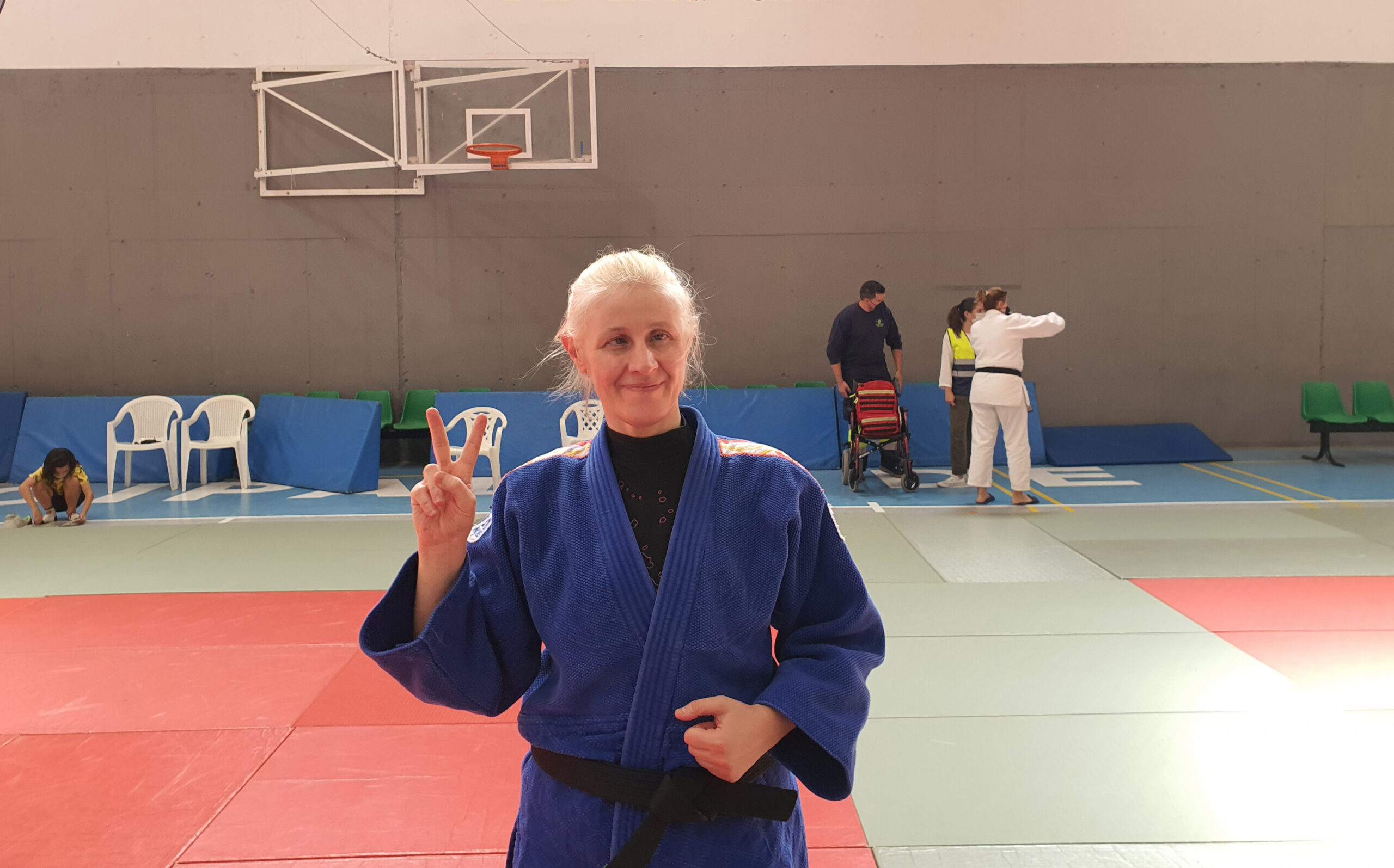 Carmen Herrera no da su brazo a torcer en el tatami