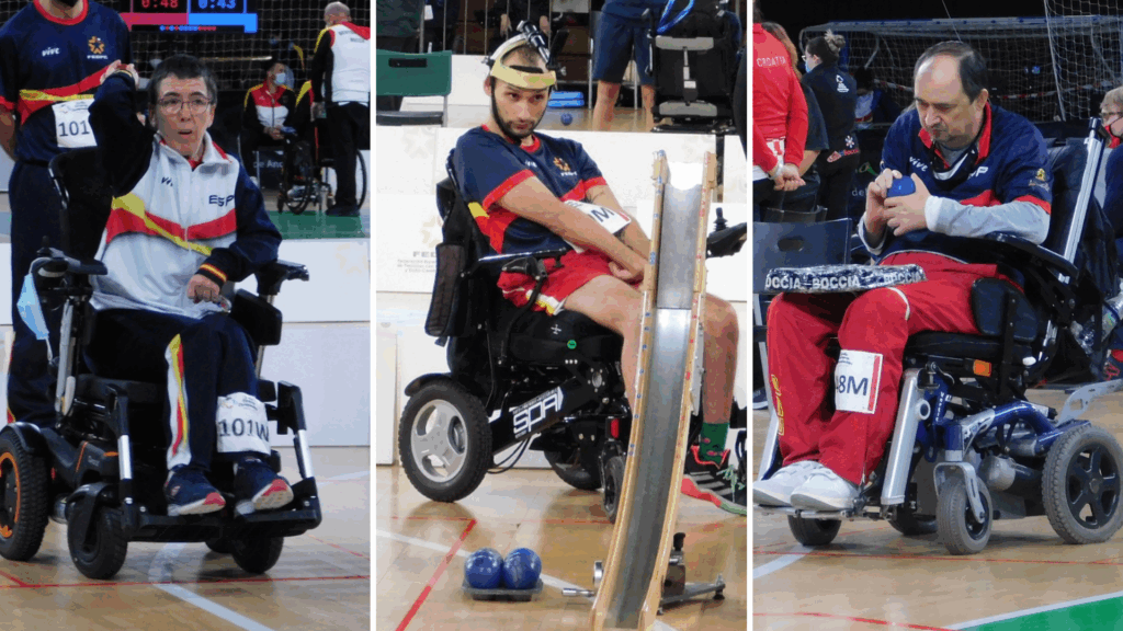 Tres españoles se cuelan en las semifinales del Europeo de boccia