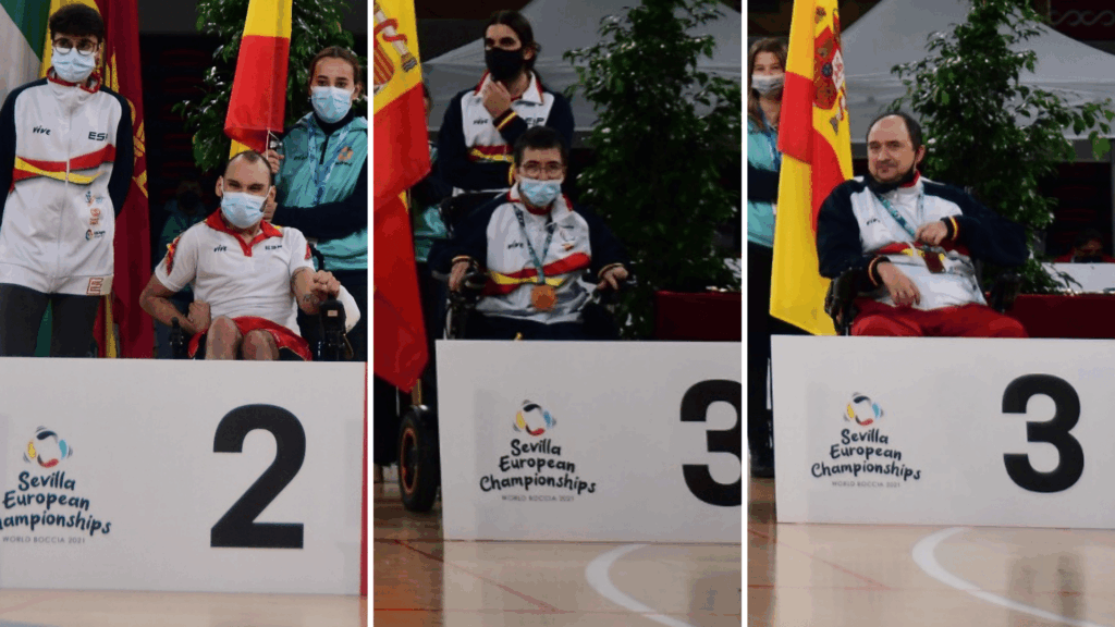 España conquista tres medallas en el Europeo de boccia en Sevilla