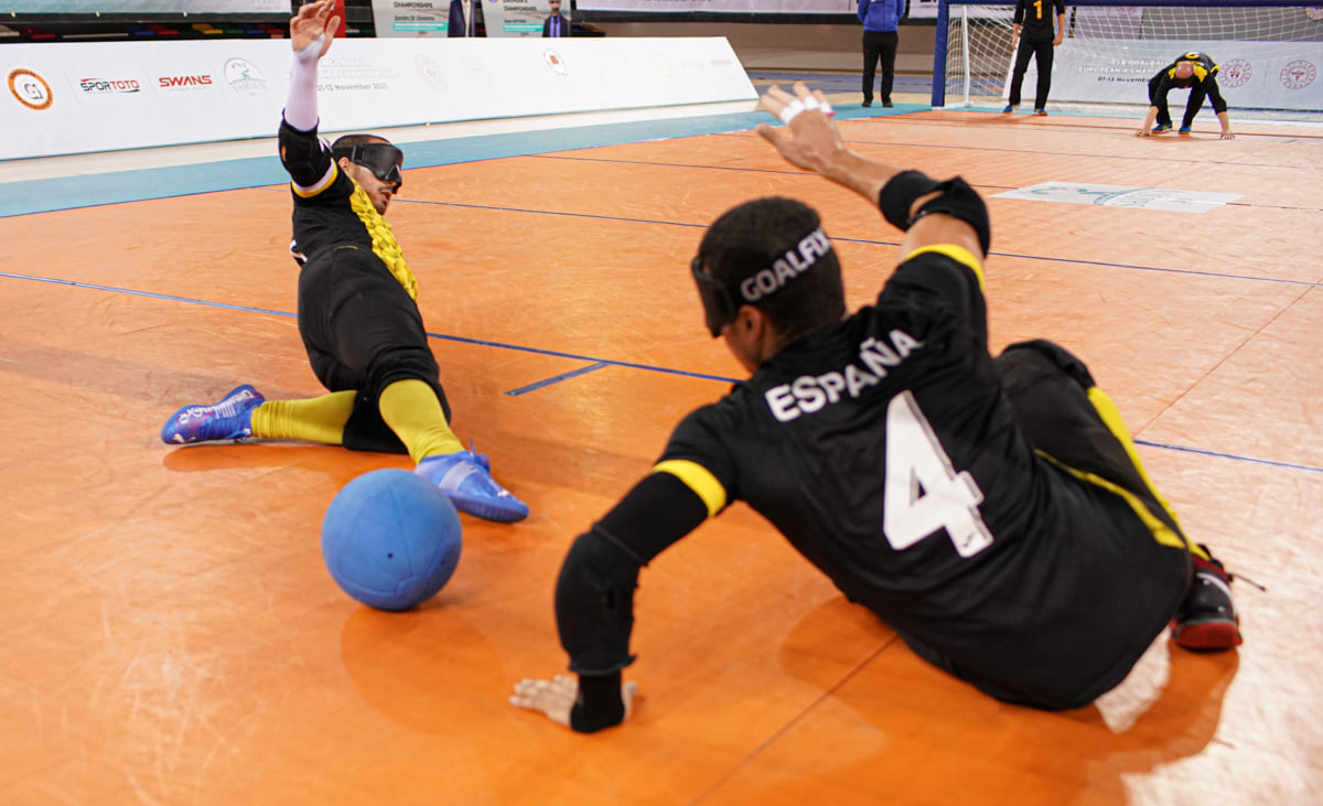 El goalball español desciende a la segunda división europea