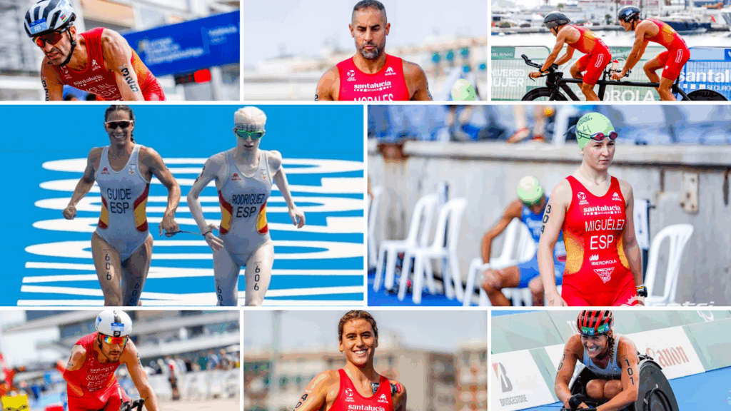 Botín de ocho medallas para el triatlón español en el Mundial