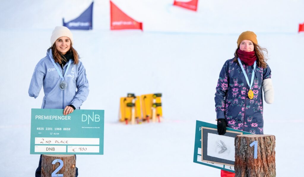 Irati Idiákez surfea en la nieve hasta la plata mundial
