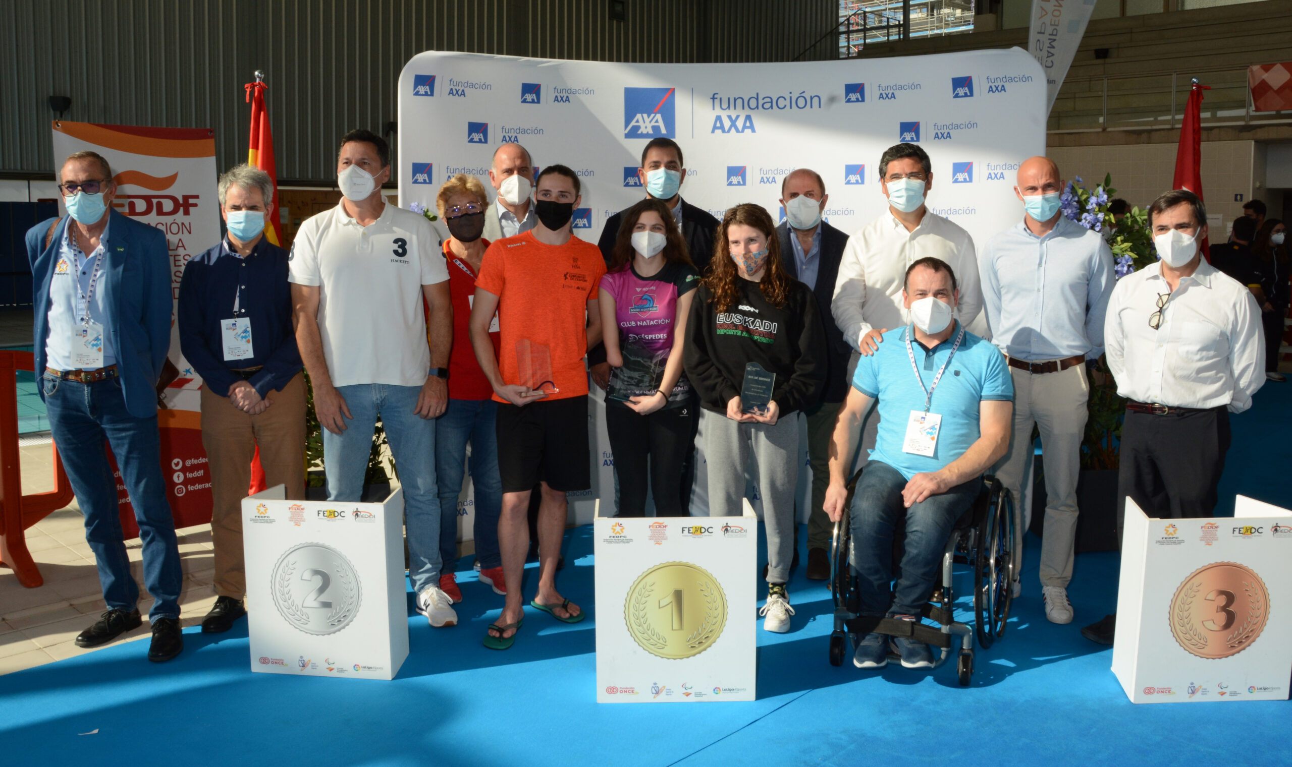 Tasy Dmytriv, Nahia Zudaire y Kike Alhambra brillan en la piscina de Valdemoro