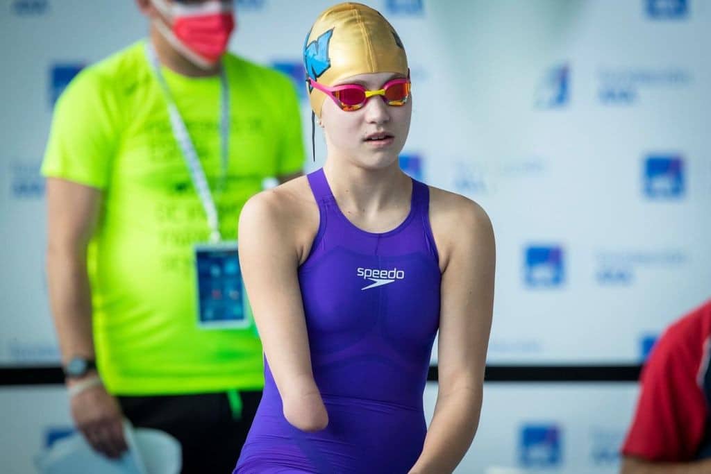 Tasy Dmytriv, Nahia Zudaire y Kike Alhambra brillan en la piscina de Valdemoro