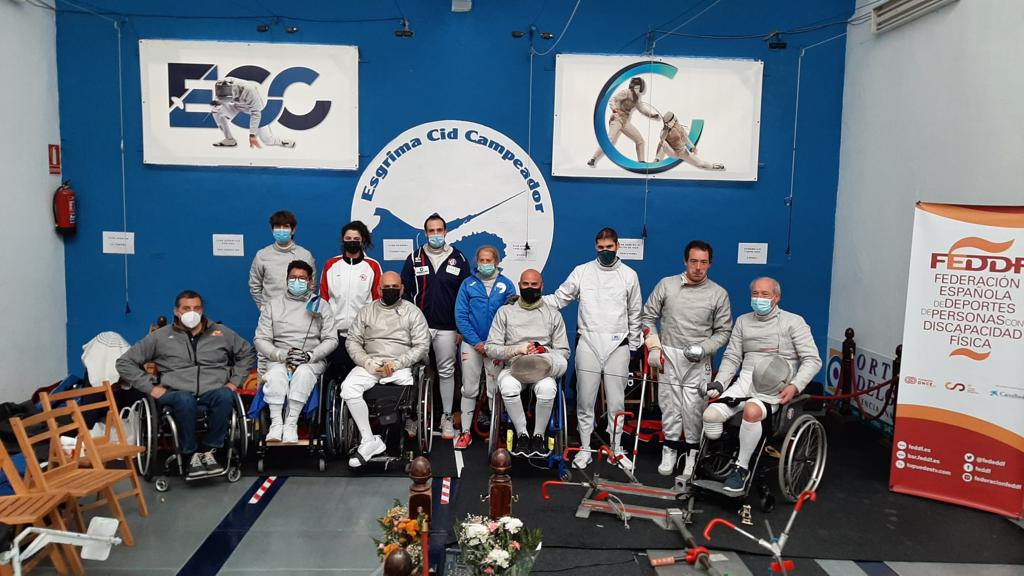 Iago Fernández y Álex Prior vencen en la prueba de esgrima en Burgos