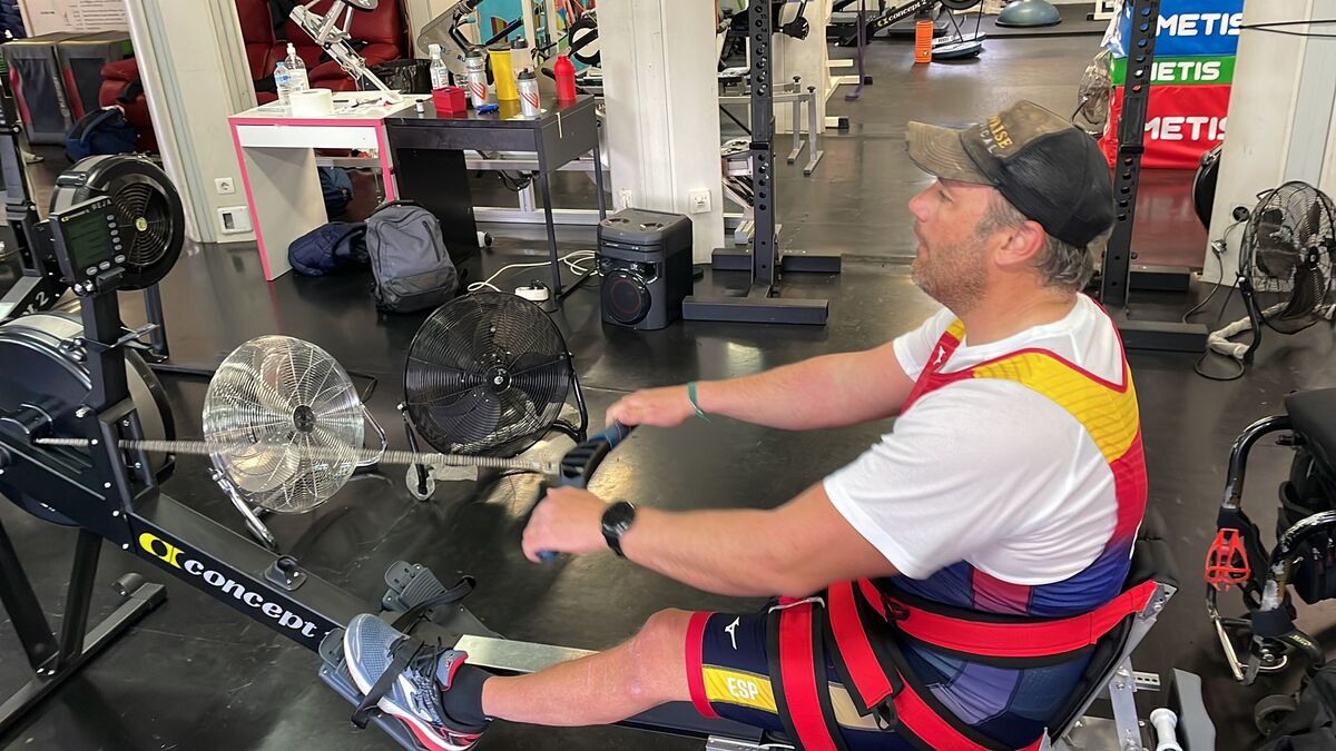 Javi Reja, bicampeón del mundo de remo indoor con récord