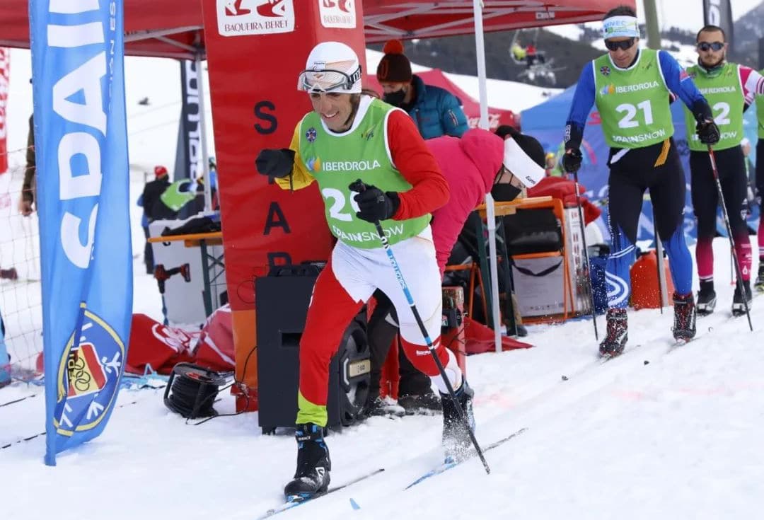 Pol Makuri, el pionero con parálisis cerebral del esquí de fondo