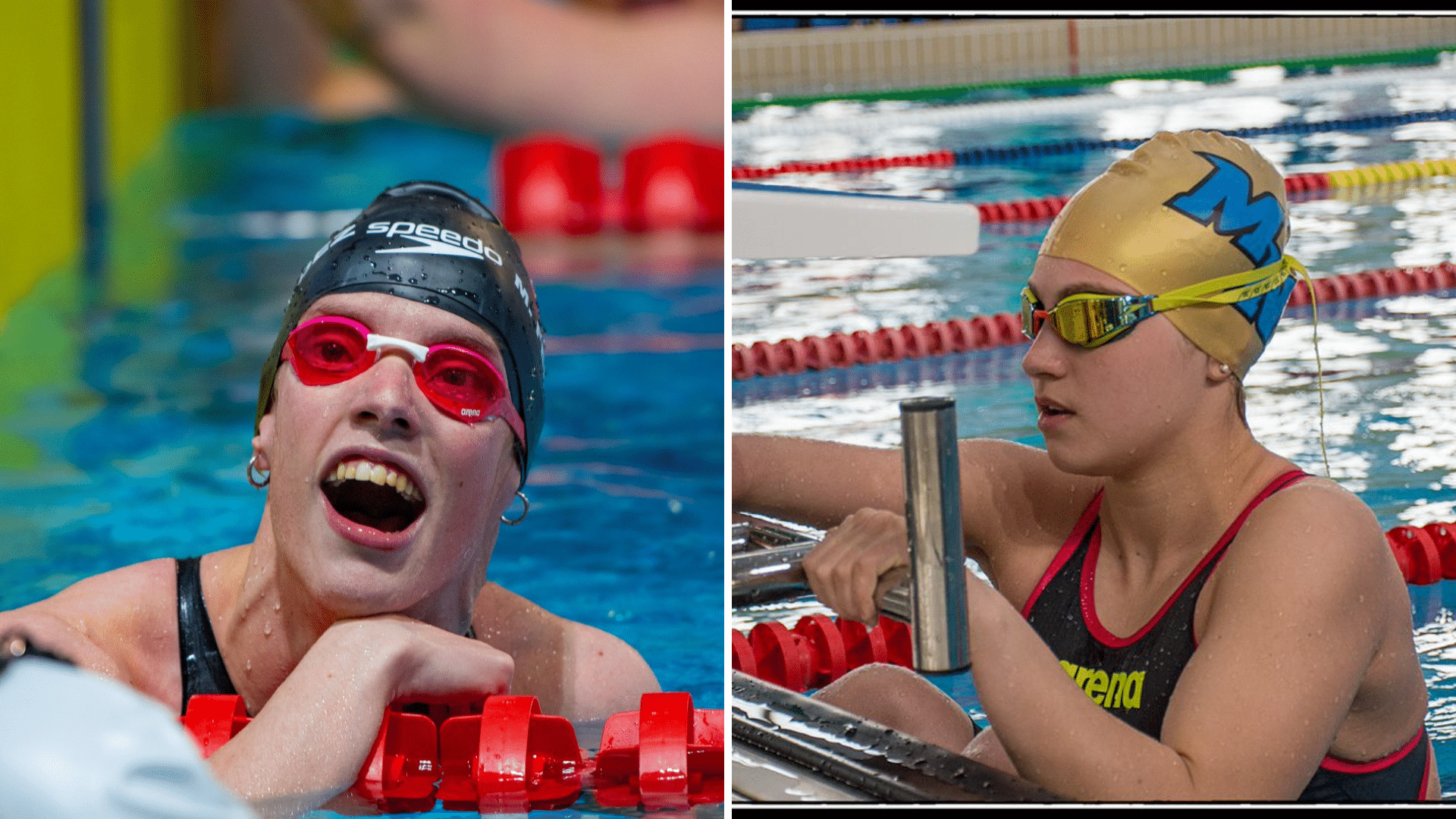 Marta Fernández y Tasy Dmytriv suman récords en la piscina de Cádiz