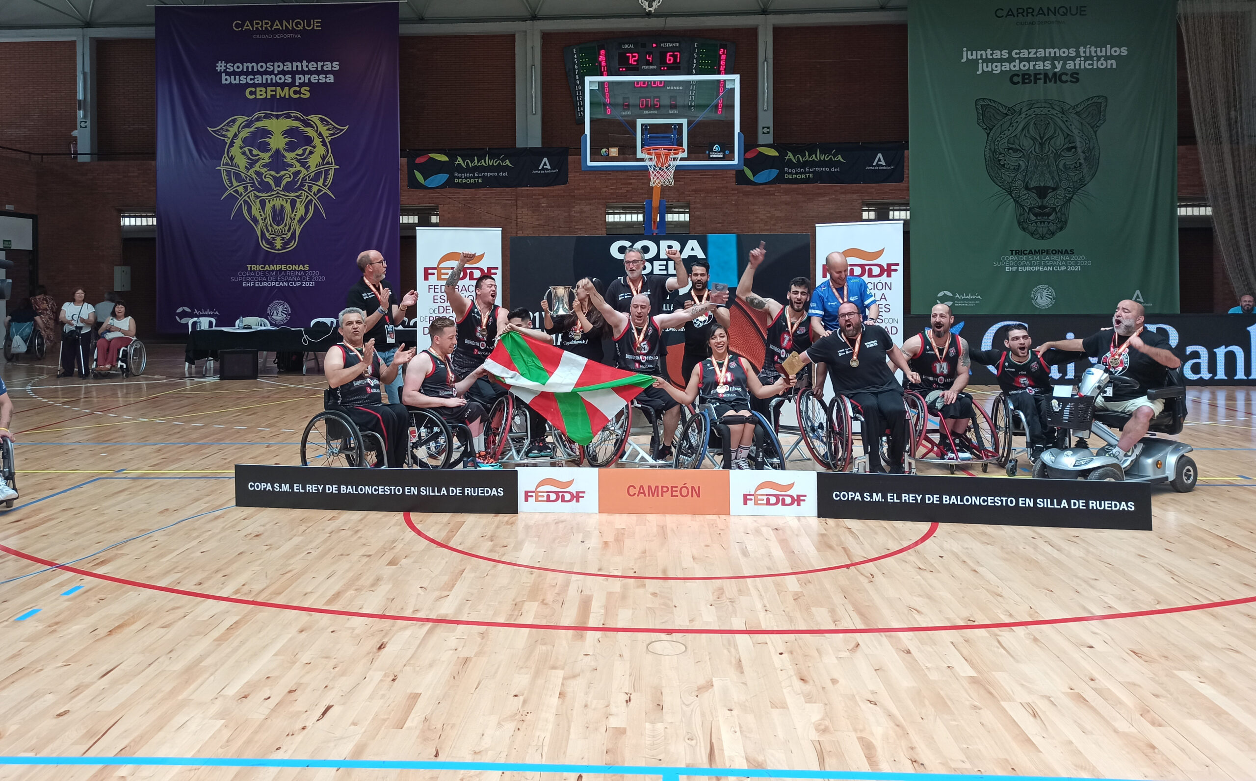 Un heroico Bidaideak Bilbao gana su primera Copa del Rey