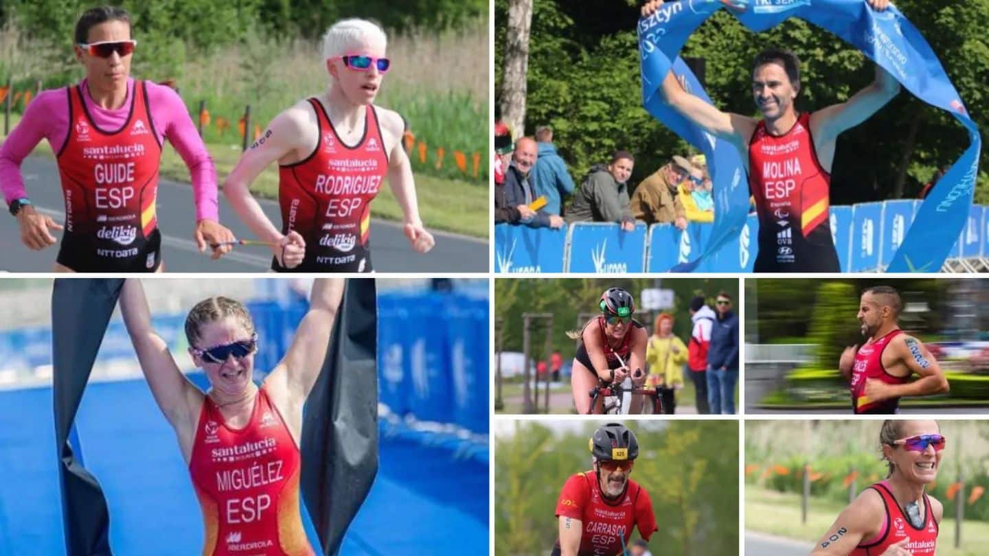 Siete medallas para el triatlón español en el Europeo de Polonia