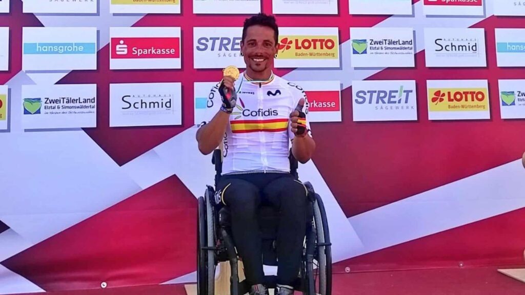 Sergio Garrote alcanza con la handbike el oro en la Copa del Mundo