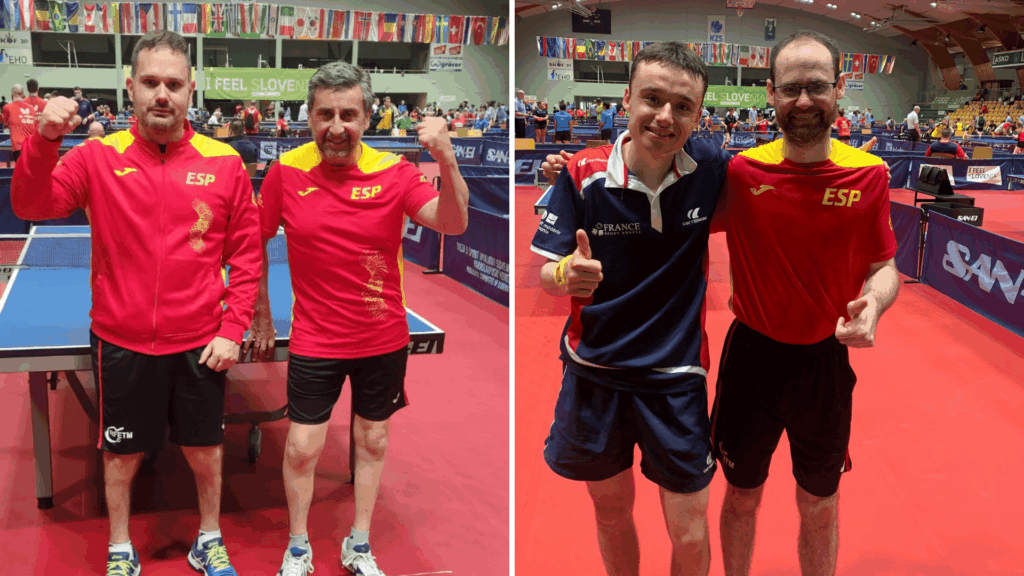 Seis medallas para el tenis de mesa español en el Open de Lasko