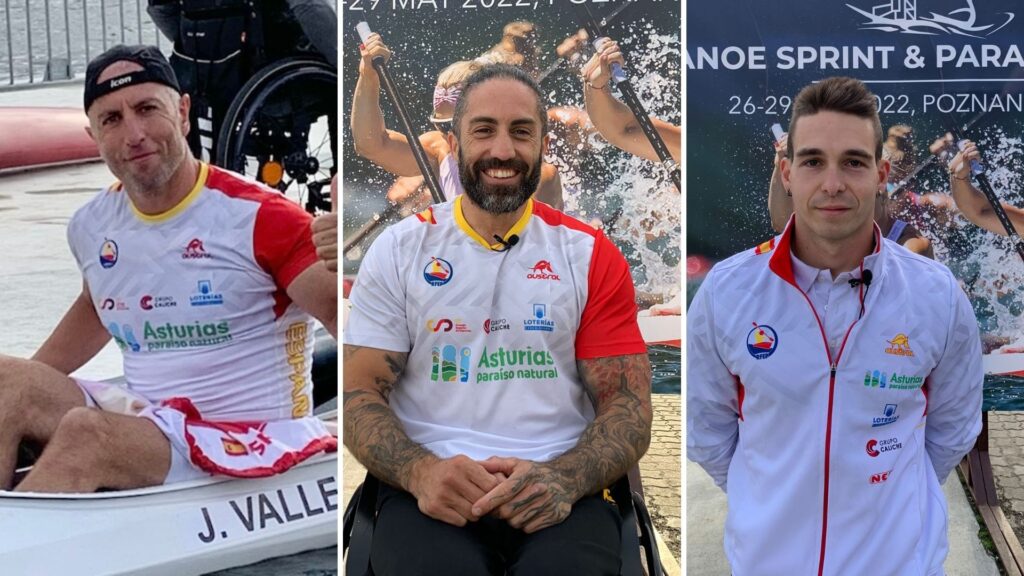 Oro de Juan Valle y platas de Higinio Rivero y Adrián Mosquera en Copa del Mundo