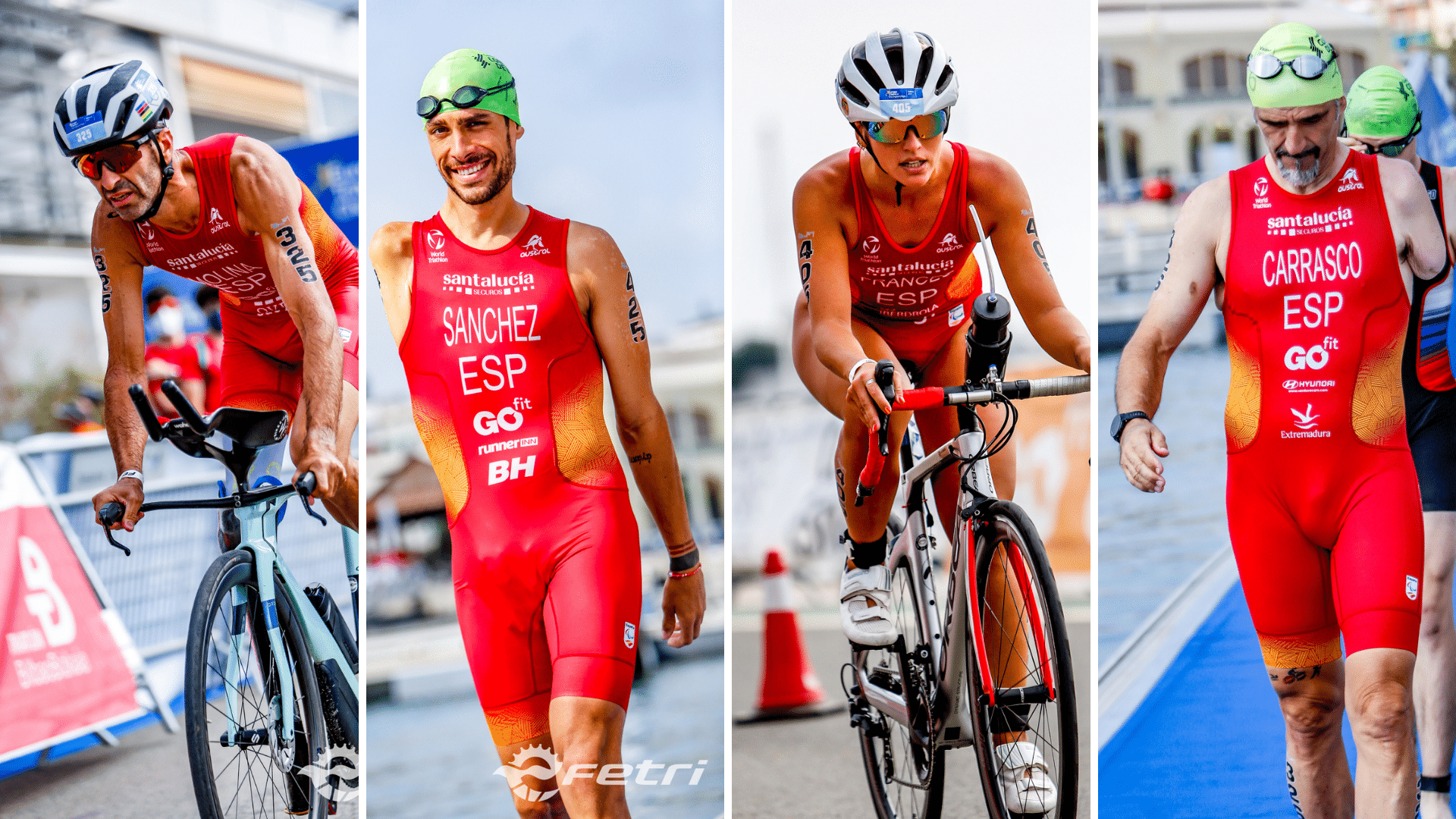 El triatlón español, al asalto de las medallas en el Europeo en Polonia